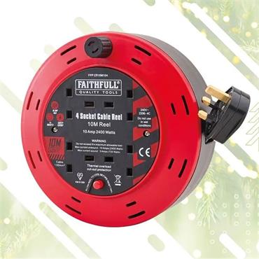 Faithfull Cable Reel 10M