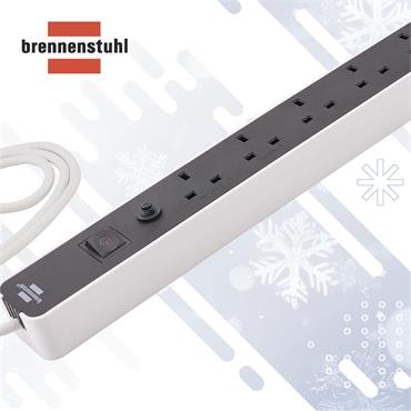 Brennenstuhl Trailing Lead 5 Gang 1.5M