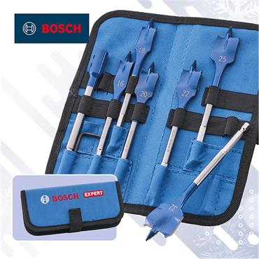 Bosch Flat Bit Self Cut Speed Spade Set 7 Piece