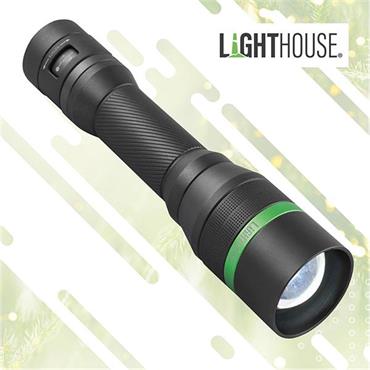 Lighthouse Rechargeable Focus Torch 1000 Lumens