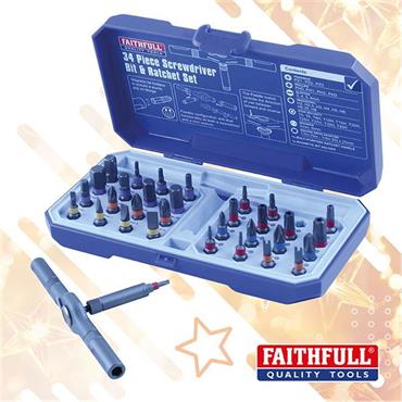 Faithfull Multi-Palm Ratchet Driver Set