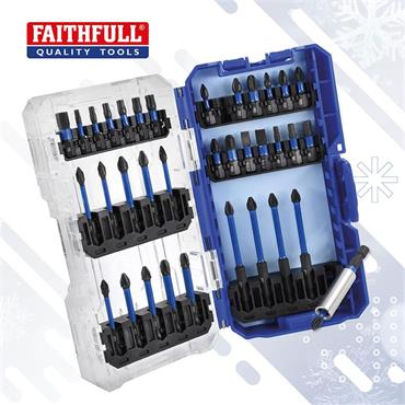 Faithfull Impact Bit Set 36 Piece