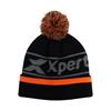 Xpert Junior Pom Pom Beanie Hat Black