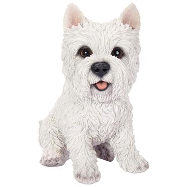 Vivid Arts Real Life West Highland Terrier Sitting Ornament