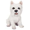 Vivid Arts Real Life West Highland Terrier Sitting Ornament