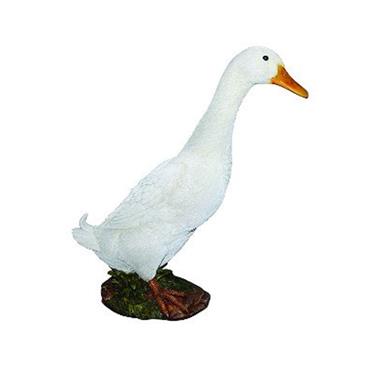 Vivid Arts Real Life White Standing Duck Ornament