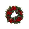 Elmes Interiors Luxury Red Bow Wreath 76cm