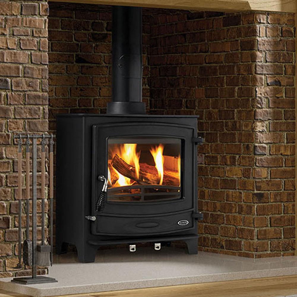 Henley Stoves Yale 8kW Multi Fuel Stove Matt Black Stakelums Home