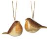Stoneware Robin Hanging Decoration Assorted