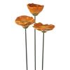 Orange Ceramic Flower Assorted Large