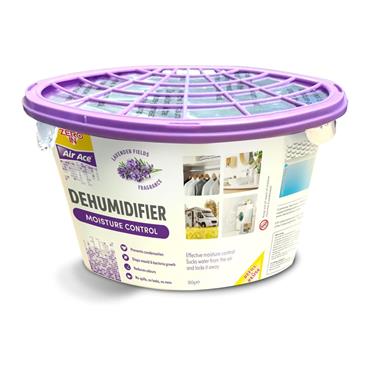 Zero In Ace Refillable Dehumidifier Lavender 300g