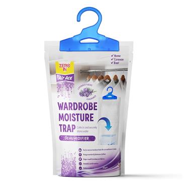 Zero In Wardrobe Dehumidifier Lavender 300g