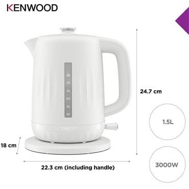 Kenwood Ripple Kettle White 1.5L