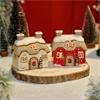 Stoneware House Embossed
