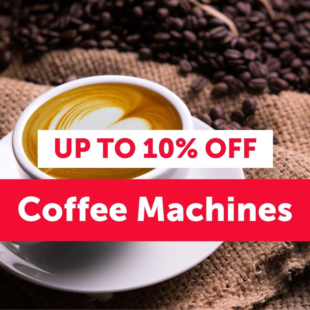 Coffee machines up to 10% off
