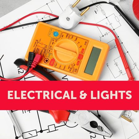 Electrical cables, lights and accessories