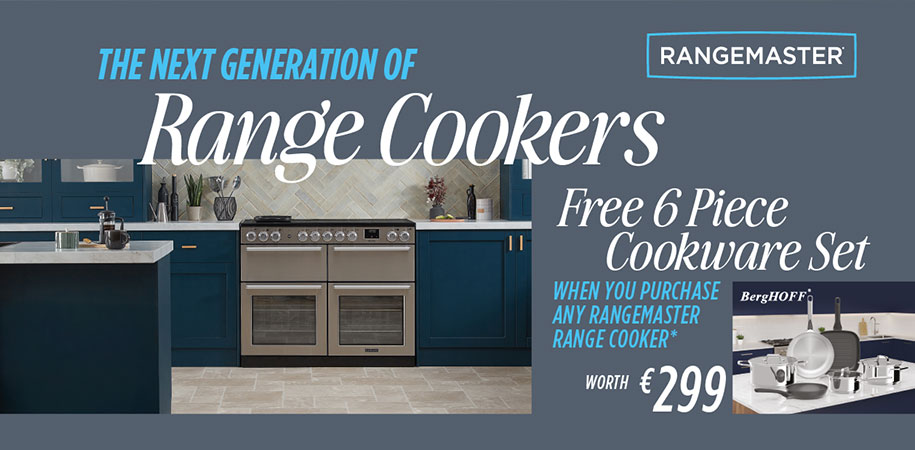 Free 6 Piece Berghoff Cookware Set worth €299 with selected Rangemasters