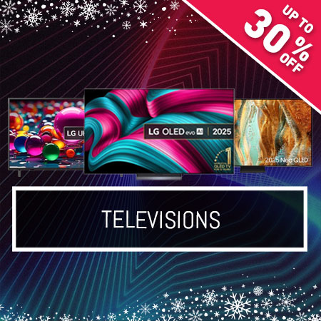 Televisions - Black Friday Offers with up to 30% off selected TVs