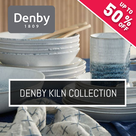 Save up to 50% on Denby Kiln Collection Tableware