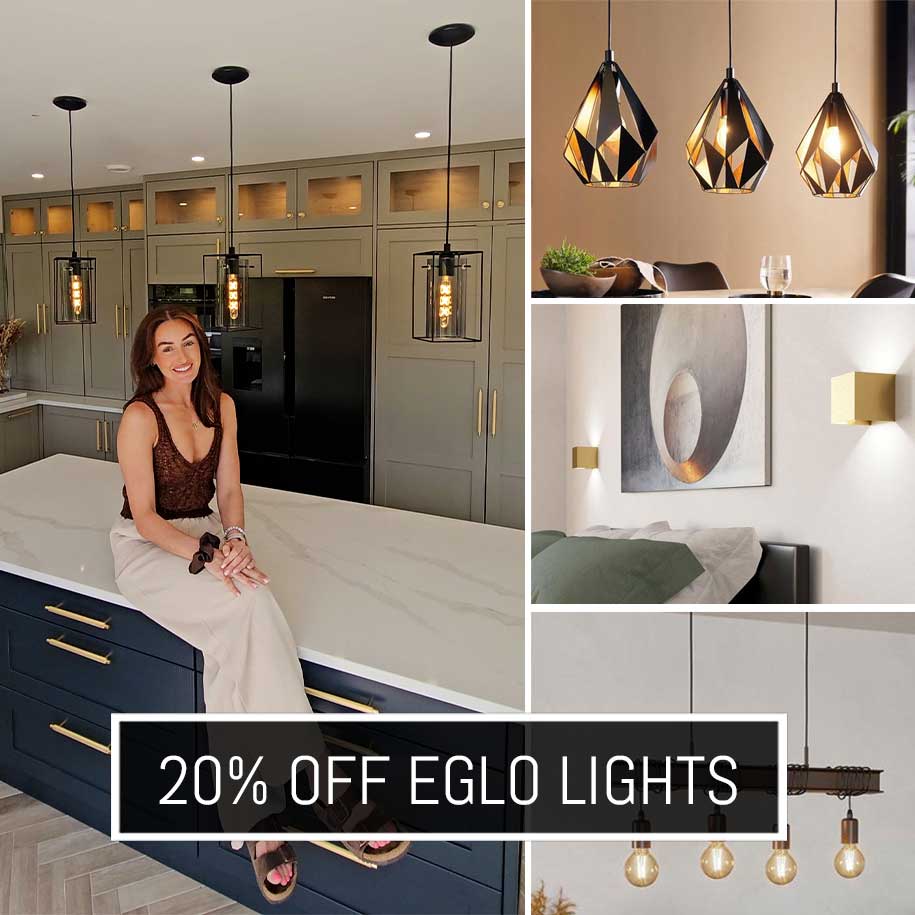 Eglo Lighting & Bulbs 20% off