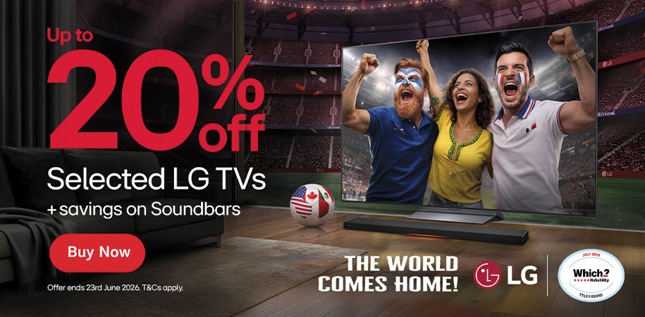 LG Televisions - up to 20% off selected TVs