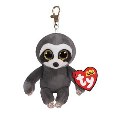 TY Dangler Sloth-Boo Keyring