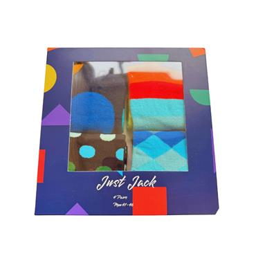 Just Jack Jolly Socks Men 4 Pair 41-46