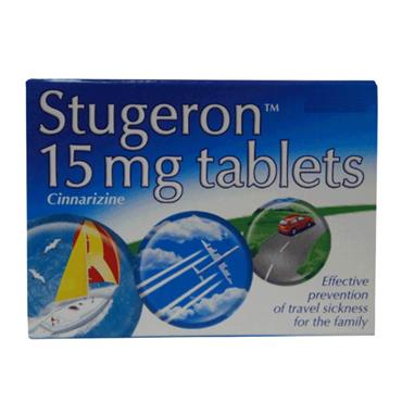 Stugeron Cinnarizine 15MG Travel Sickness Tablets 