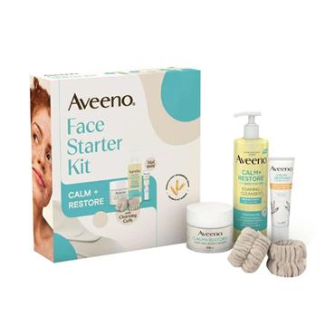 Aveeno Face Starter Kit Calm + Restore Gift Set 