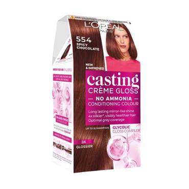 L'Oréal Casting Crème Gloss 554 Spicy Chocolate Hair Dye