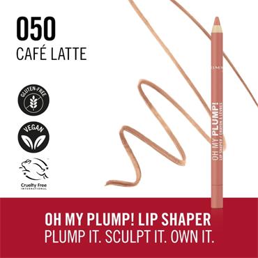 Rimmel Oh My Plump Lip Shaper 050 Cafe Latte