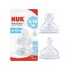 Nuk First Choice+ Flow Control Silicone Teat 6-18m - 2 Pack