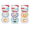 Nuk Space Soother Assorted 6-18m - 2 Soothers