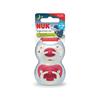 Nuk Signature Night Soother 6-18m Red