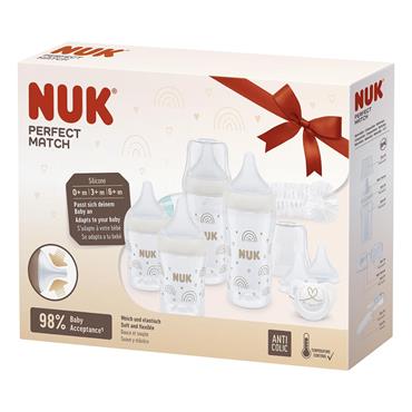 Nuk Perfect Match Rainbow Bottle Set