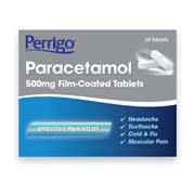 Paracetamol 500mg Film-Coated Tablets - 24 Pack