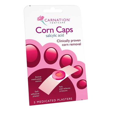 Carnation Footcare Corn Caps Salicylic Acid 5 Plasters 