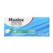Maalox 40 Chewable Tablets