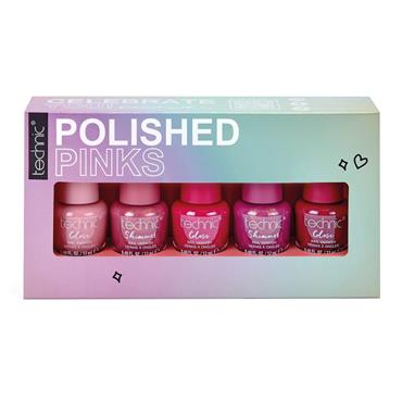 Technic Polished Pinks 5x12ml Nail Varnish Set