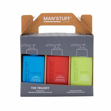 Man'stuff The Trilogy Bodywash Toiletry Set
