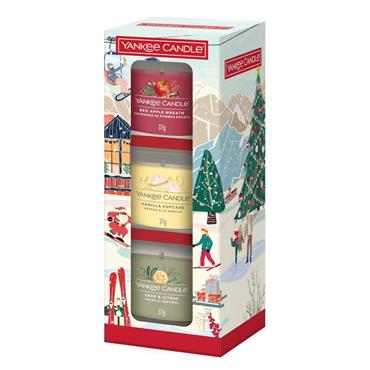Yankee Candle 3x 37g Christmas Holiday Set