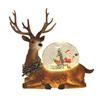 Straits LED Reindeer With Santa Scene Water Spinner 26CMX28.5CM