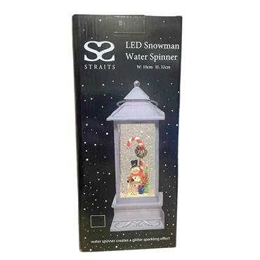 Straits LED Snowman Water Spinner