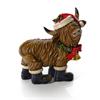 Christmas Resin Highland Cow