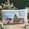 Christmas At The Farm Printed Cushion