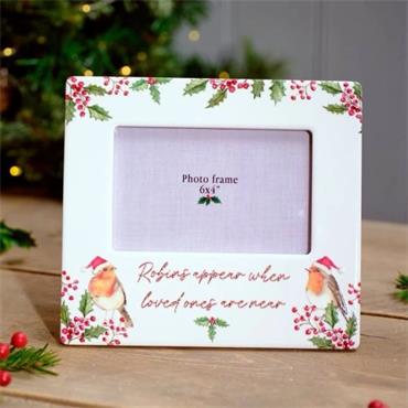 Robins Appear When Loved Ones Are Near 6x4" Photo Frame