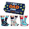 Best Dad Ever 3 Pairs of Socks Size UK6-11 / EU39-46