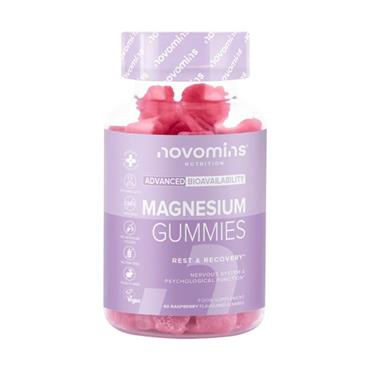 Novomins Magnesium Gummies Raspberry 60 Pack