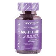 Novomins Night Time Gummies Raspberry 60 Pack