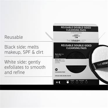 The Inkey List Reusable Double-Sided Cleansing Pads 3PK